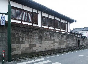 旧柿原商店石塀