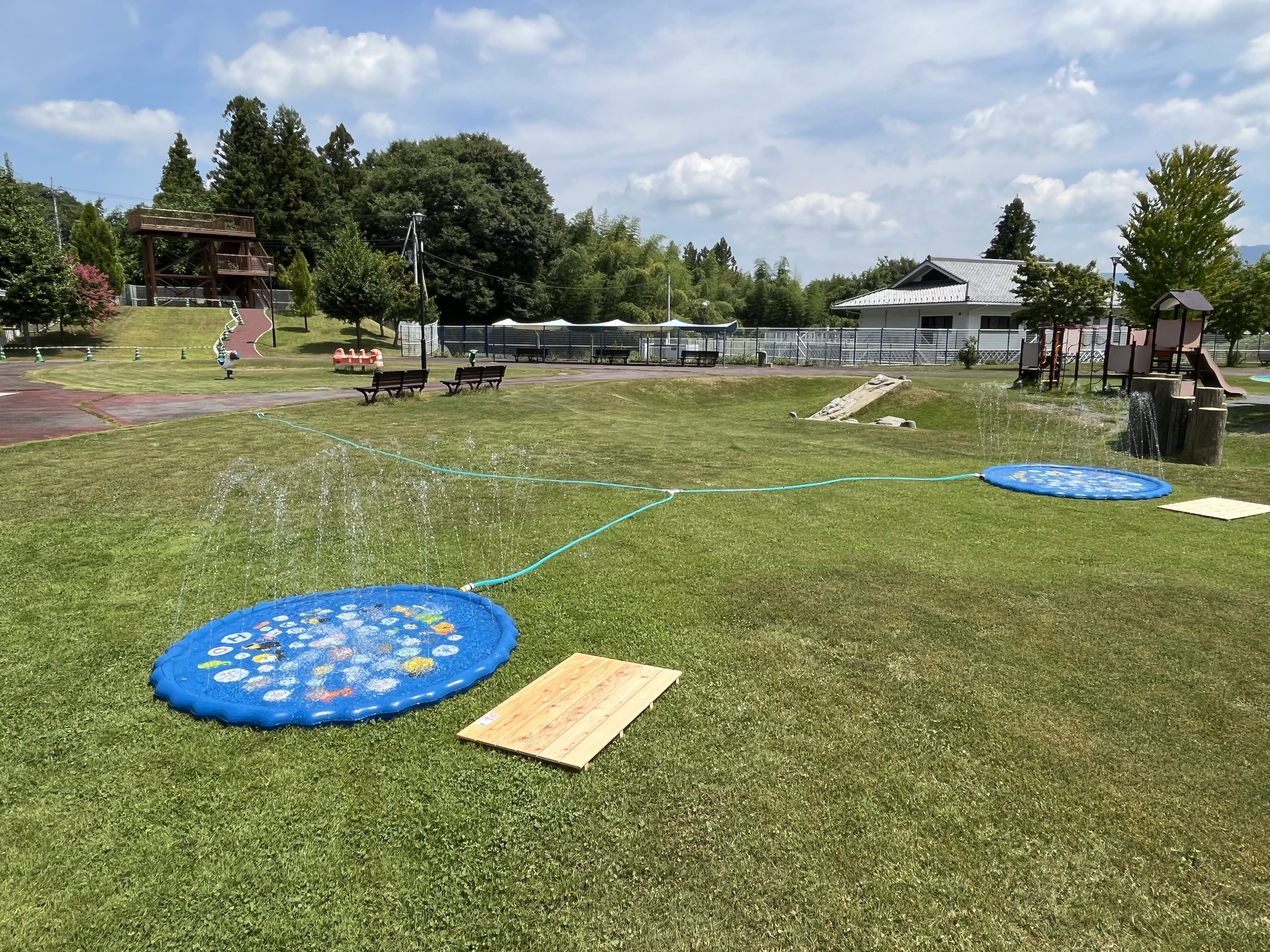 ちちぶキッズパーク水遊びコーナー