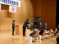 優良青少年表彰（中学生代表）