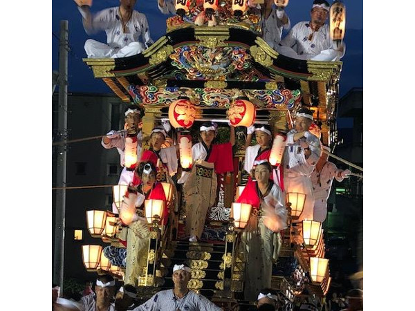 東町屋台団子坂曳き上げ