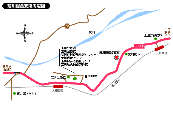 荒川総合支所周辺図