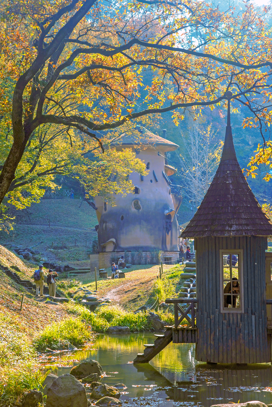 トーベ・ヤンソンあけぼの子どもの森公園　きのこの家の写真