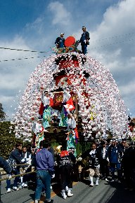 恒持祭屋台・笠鉾　３基　大棚笠鉾