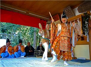 琴平神社の神楽