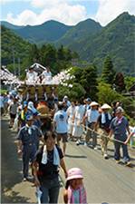 神明社川瀬神幸祭と笠鉾行事1